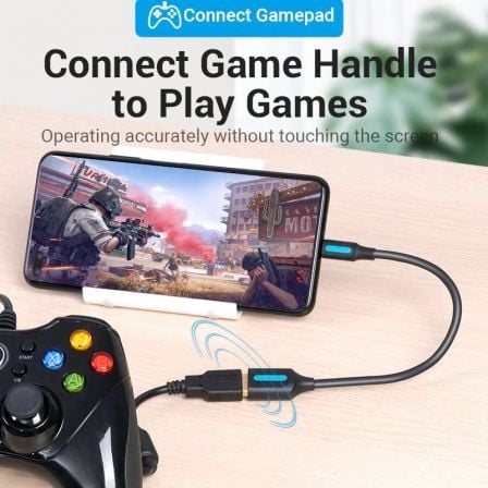 Adaptador usb 3.1 tipo-c vention ccvbb/ usb tipo-c macho - usb hembra