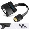 Conversor vention 42161 hdmi macho - vga hembra - jack 3.5 hembra/ 15cm/ negro