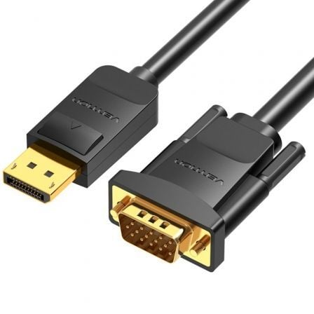 art_ven-adp-conv-hblbj_1 Cable conversor vention hblbj/ vga macho - displayport macho/ 5m/ negro