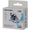 Auriculares bluetooth vention echo lite e11 plus con estuche de carga/ autonomía 30h/ azules