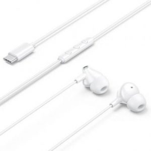 Auriculares intrauditivos vention echo lite usb-c in-ear/ con micrófono/ usb tipo-c/ blancos