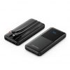 Powerbank 10000mAh Vention FHOB0/ 22.5W/ Negra/ Incluye Cable USB Tipo-C y Lightning