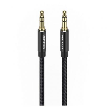 Cable estéreo vention bawbh/ jack 3.5 macho - jack 3.5 macho/ 2m/ negro
