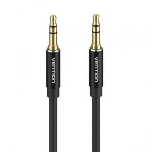 Cable estéreo vention baxbd/ jack 3.5 macho - jack 3.5 macho/ 50cm/ negro