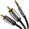 Cable estéreo vention bcfbj/ jack 3.5 macho - 2x rca macho/ 5m/ negro