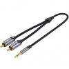 art_ven-cab-bcnbg_2 Cable audio vention bcnbg/ 2x rca macho - jack 3.5 macho/ 1.5m/ gris