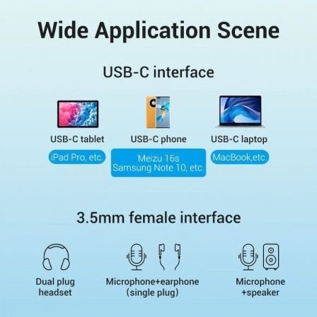 art_ven-cab-bgnhy_4 Cable conversor usb tipo-c vention bgnhy/ usb tipo-c macho - 2x jack 3.5 hembra/ 30cm/ gris