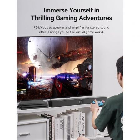 Cable de audio de fibra óptica vention bkcbg/ 1.5m/ negro