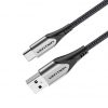 Cable usb 2.0 tipo-c vention codhc/ usb macho - usb tipo-c macho/ 480mbps/ 25cm/ gris