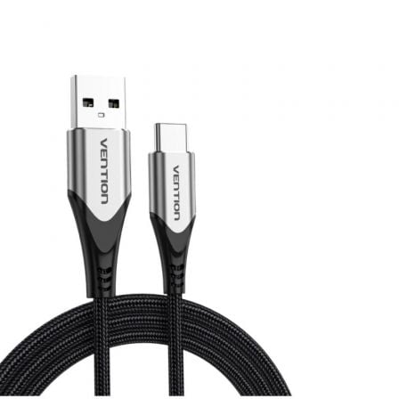Cable usb 2.0 tipo-c vention codhc/ usb macho - usb tipo-c macho/ 480mbps/ 25cm/ gris