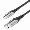 Cable usb 2.0 tipo-c vention codhh/ usb macho - usb tipo-c macho/ 480mbps/ 2m/ gris