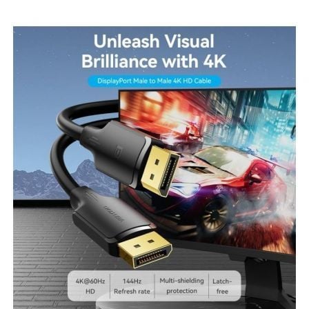 Cable conversor vention hakbh/ displayport macho - displayport 4k macho/ 2m/ negro