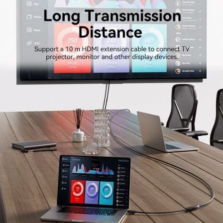 Cable conversor vention hbzbb/ displayport macho - hdmi 4k hembra/ 15cm/ negro