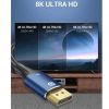 Cable vention hcelf/ displayport macho - displayport 8k macho/ 1m/ azul