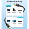 Cable hdmi 2.1 8k vention aanbg/ hdmi macho - hdmi macho/ 1.5m/ negro