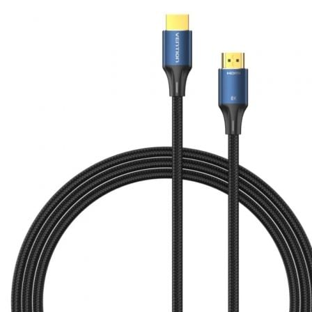 Cable hdmi 2.1 8k vention alglh/ hdmi macho - hdmi macho/ 2m/ azul