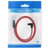 Cable sata vention kddrd/ sata hembra - sata hembra/ 50cm/ rojo