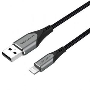 Cable usb 2.0 lightning vention labhh/ usb macho - lightning macho/ 2m/ gris
