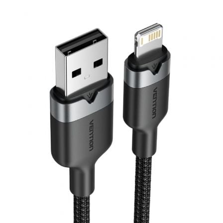 Cable usb lightning vention lanbf/ usb macho - lightning macho/ 480mbps/ 1m/ negro