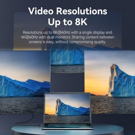 Cable usb 4.0 tipo-c 5a vention tavhf/ usb tipo-c macho - usb tipo-c macho/ hasta 240w/ 40gbps/ 1m/ gris