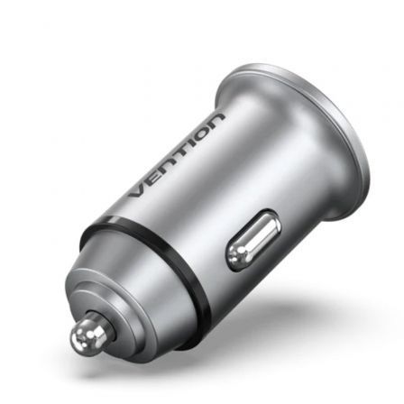 Cargador de coche vention ffbh0/ 1xusb-tipo c/ 1xusb/ 20w