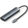 Docking usb tipo-c vention tgmhb/ 3xusb/ 1xhdmi 4k/ 1xusb tipo-c pd