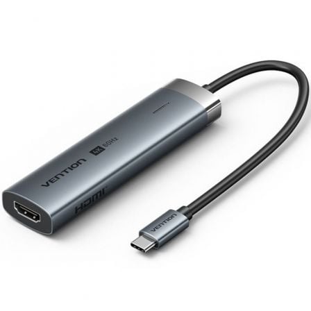 Docking usb tipo-c vention tgmhb/ 3xusb/ 1xhdmi 4k/ 1xusb tipo-c pd