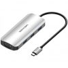Docking usb tipo-c vention toihb/ 1xhdmi 4k/ 1xvga/ 3xusb/ 1xusb tipo-c pd/ gris