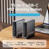 Docking usb tipo-c vention tpuh0/ 2xhdmi 4k/ 1xdisplayport/ 3xusb tipo-c/ 5xusb/ 1xrj45/ 1xlector de tarjetas/ 1xjack 3.5/