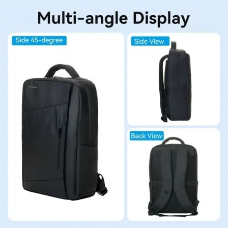 Mochila vention krrb0 para portátiles hasta 15.6"/ 20l/ impermeable/ negra