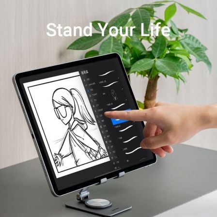 art_ven-sop-ksdh0_3 Soporte para smartphone/tablet vention ksdh0/ plata