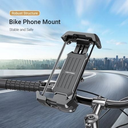 Soporte de smartphone para bici vention ksfb0/ negro