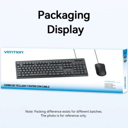 Teclado y ratón vention combo ktybg-es