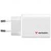 art_verb-carga-32353_3 Cargador de pared gan verbatim essentials/ 2xusb tipo-c/ 1xusb/ 65w