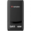 Cargador de pared gan verbatim fold 'n' go/ 2xusb tipo-c/ 65w