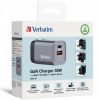 art_verb-carga-gnc-35_3 Cargador de pared universal gan para viaje verbatim gnc-35/ 1xusb tipo-c/ 1xusb/ 35w
