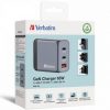 Cargador de Pared Universal GaN para Viaje Verbatim GNC-65/ 2xUSB Tipo-C/ 1xUSB/ 65W
