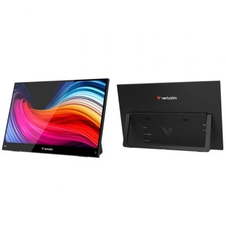 art_verb-m-32402_1 Monitor portátil táctil verbatim touch light 15.6"/ full hd/ multimedia/ negro