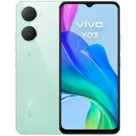 Smartphone vivo y03 4gb/ 128gb/ 6.56"/ verde gema