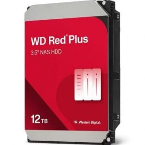 Disco duro western digital wd red plus nas 12tb/ 3.5"/ sata iii/ 512mb