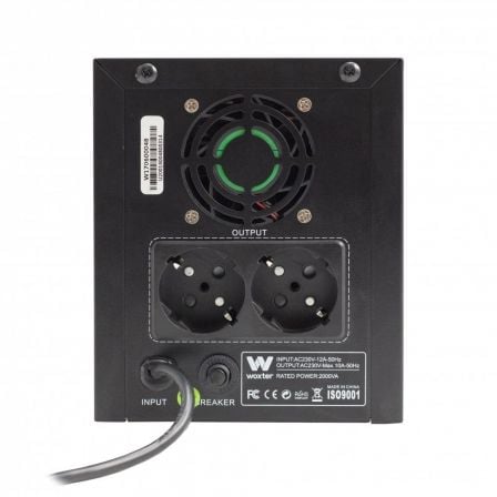 Sai línea interactiva woxter ups 800 va/ 800va-480w/ 2 salidas/ formato torre