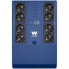 Sai línea interactiva woxter multibase ups 800 va/ 800va-480w/ 8 salidas/ formato torre
