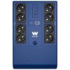 Sai línea interactiva woxter multibase ups 1200 va/ 1200va-720w/ 8 salidas/ formato torre