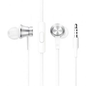 Auriculares intrauditivos xiaomi mi in ear basic/ con micrófono/ jack 3.5/ plateados