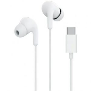 Auriculares intrauditivos xiaomi earphones tipo-c/ con micrófono/ usb tipo-c/ blancos