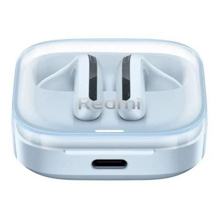 Auriculares bluetooth xiaomi redmi buds 6 active con estuche de carga/ autonomía 6h/ azules