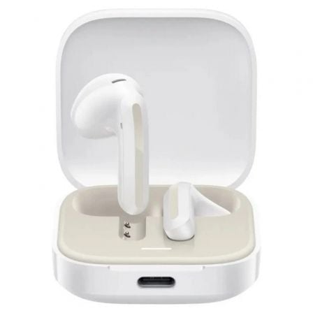 Auriculares bluetooth xiaomi redmi buds 6 active con estuche de carga/ autonomía 6h/ blancos