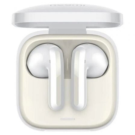 Auriculares bluetooth xiaomi redmi buds 6 active con estuche de carga/ autonomía 6h/ blancos