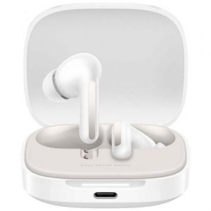 Auriculares bluetooth xiaomi redmi buds 6 con estuche de carga/ autonomía 10h/ blancos