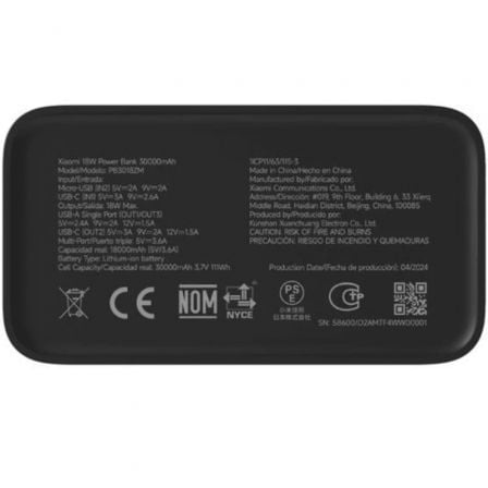 art_xia-bat-18w-pb-30000-bk_5 Powerbank 30000mah xiaomi 18w powerbank/ 18w/ negra